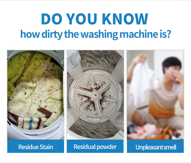 Washing Machine Cleaner Descaler  - Deep Cleaning Tablets For HE Front Loader & Top Load Washer