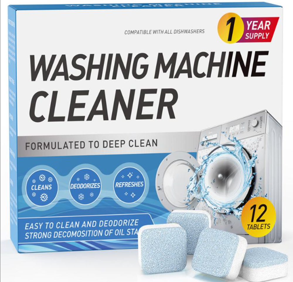 Washing Machine Cleaner Descaler  - Deep Cleaning Tablets For HE Front Loader & Top Load Washer