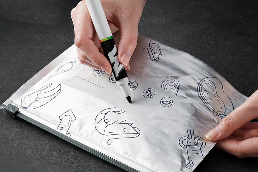 New reusable upgraded upright aluminum foil sealing storage bags